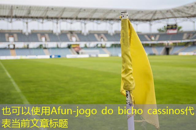 jogo do bicho cassinos