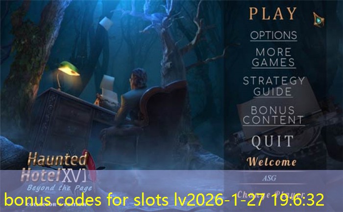 bonus codes for slots lv
