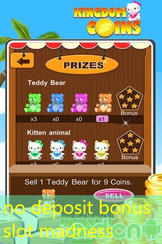 no deposit bonus slot madness
