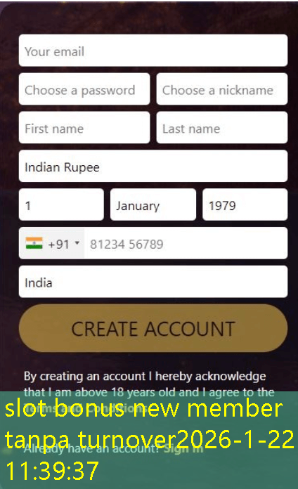 slot bonus new member tanpa turnover