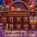 slots games free bonus